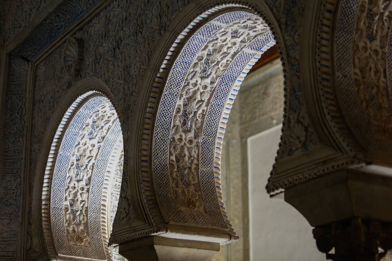 Visita a los trabajos de restauración de las yeserías del Real Alcázar