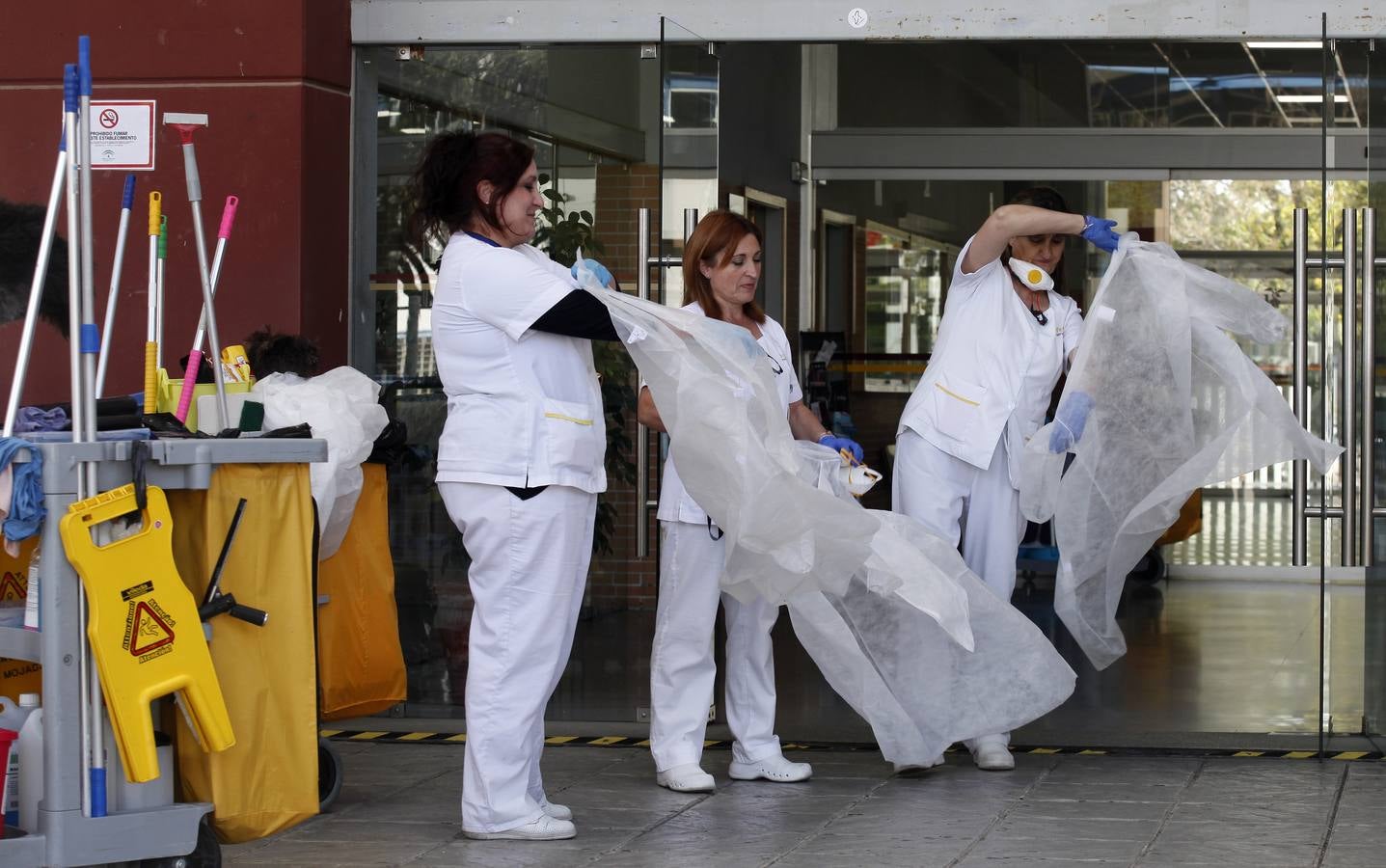 Desinfectan la Facultad de Comunicación de Sevilla tras un positivo por coronavirus