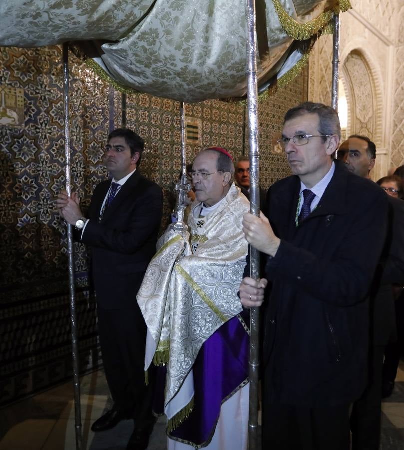 El vía crucis de la Pía Unión por la Casa de Pilatos