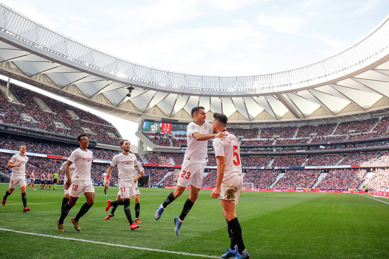 Atlético de Madrid - Sevilla FC: las mejores imágenes del empate