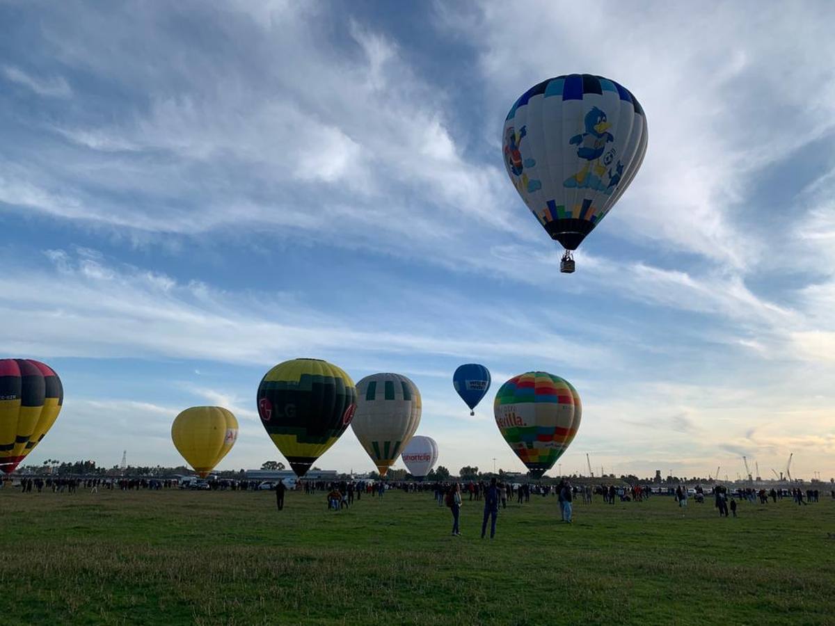 Tablada, epicentro de la XXI edición de la Copa del Rey de globos aerostáticos