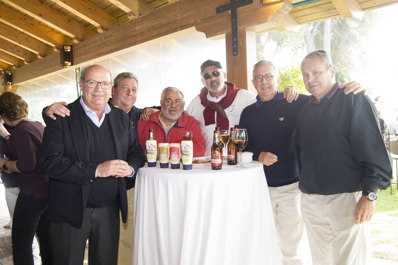 Juan Manuel Román, Juan Carlos Roldán, Biela, Juan Carlos Miranda, Javier Rincón y José Carmona