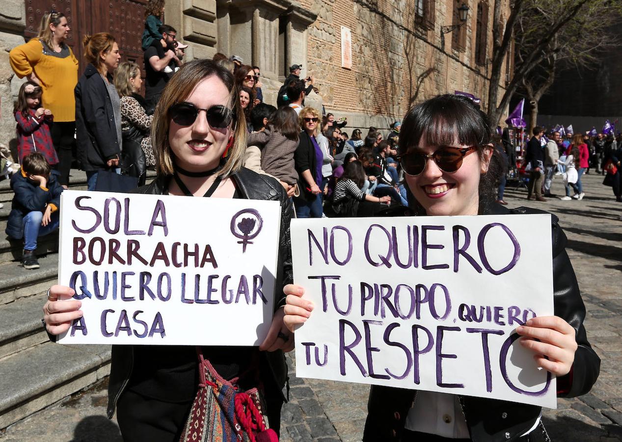 Manifestación en Toledo por el Día de la Mujer