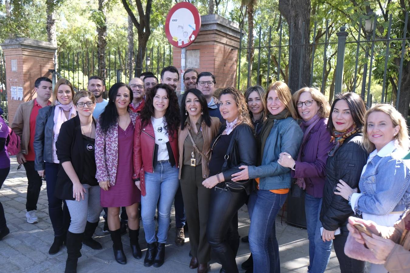 En imágenes, la marcha del Movimiento Feminista de Sevilla por el 8-M