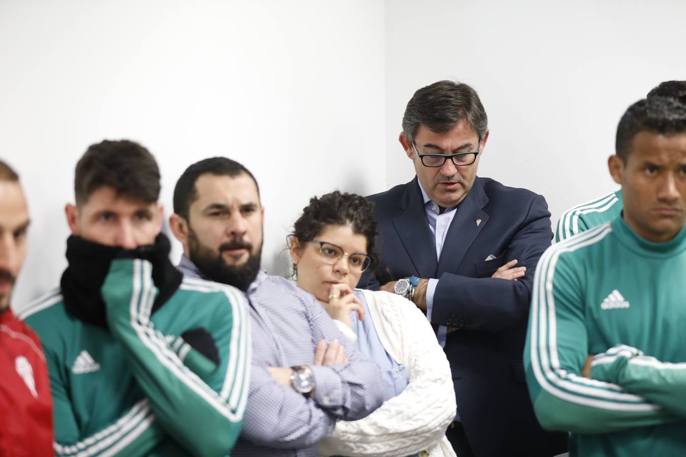 La despedida de Agné acompañado por la plantilla del Córdoba CF, en imágenes