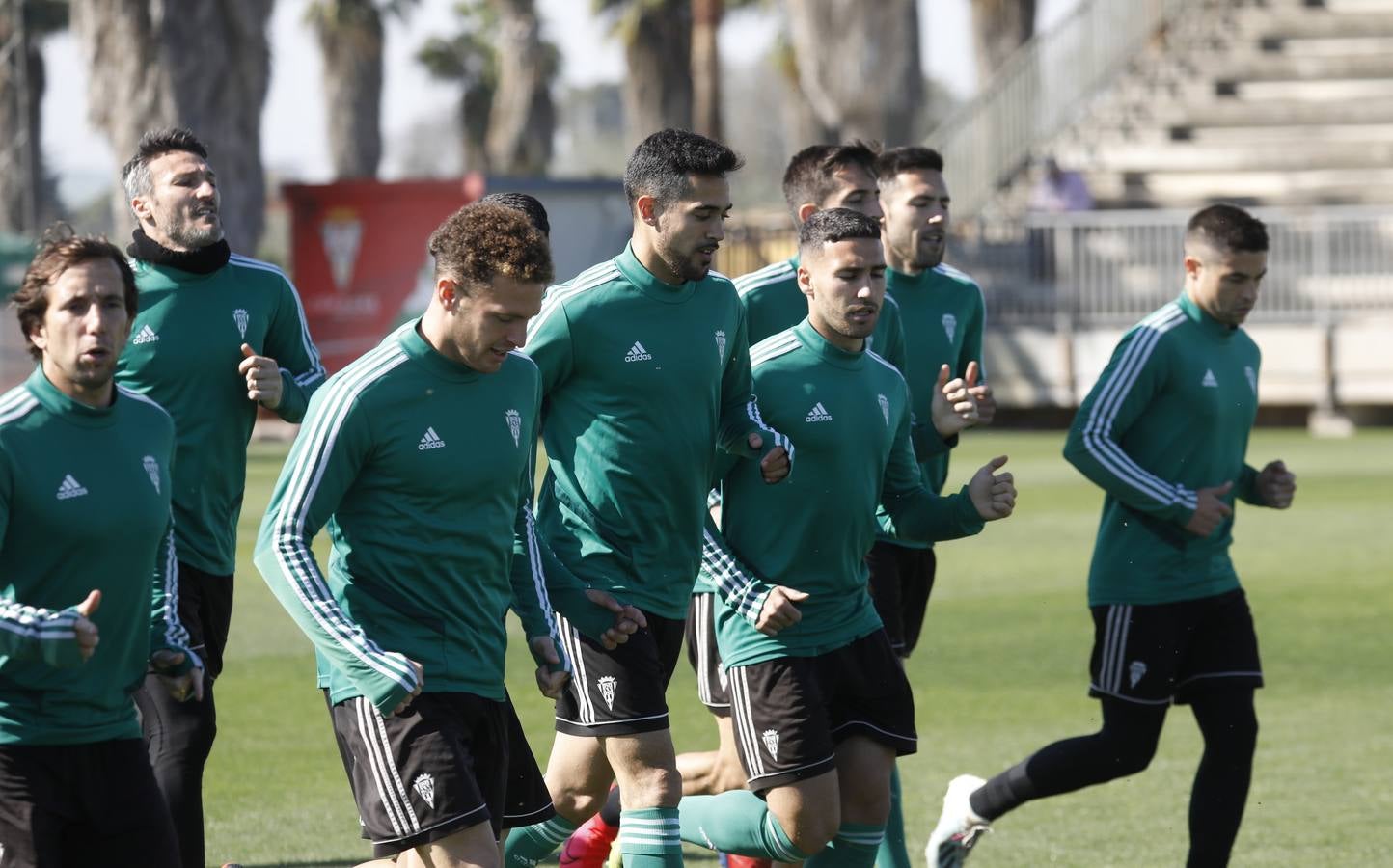 El primer entrenamiento de Juan Sabas en el Córdoba CF, en imágenes