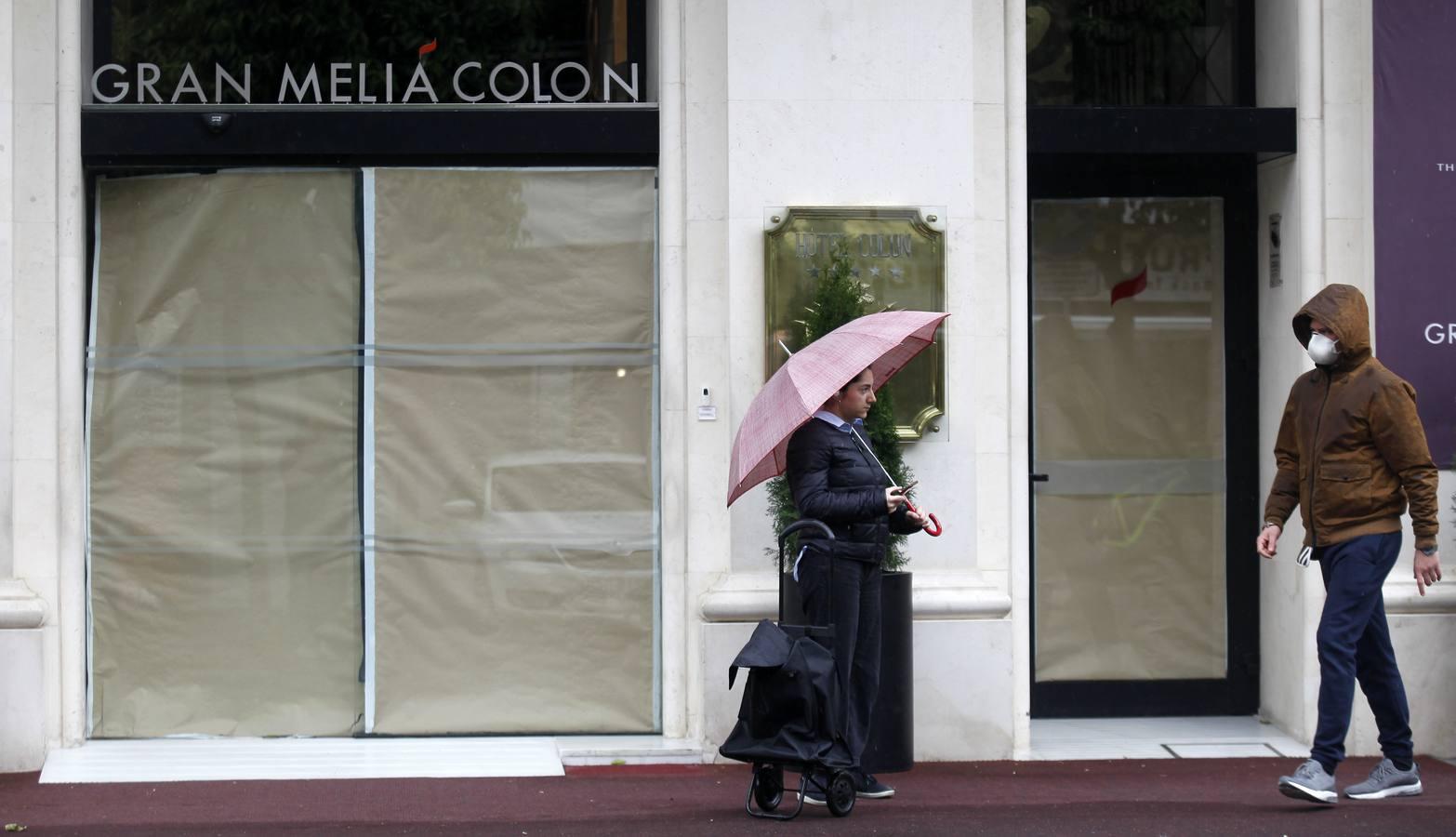 Los hoteles de Sevilla le cierran las puertas al coronavirus