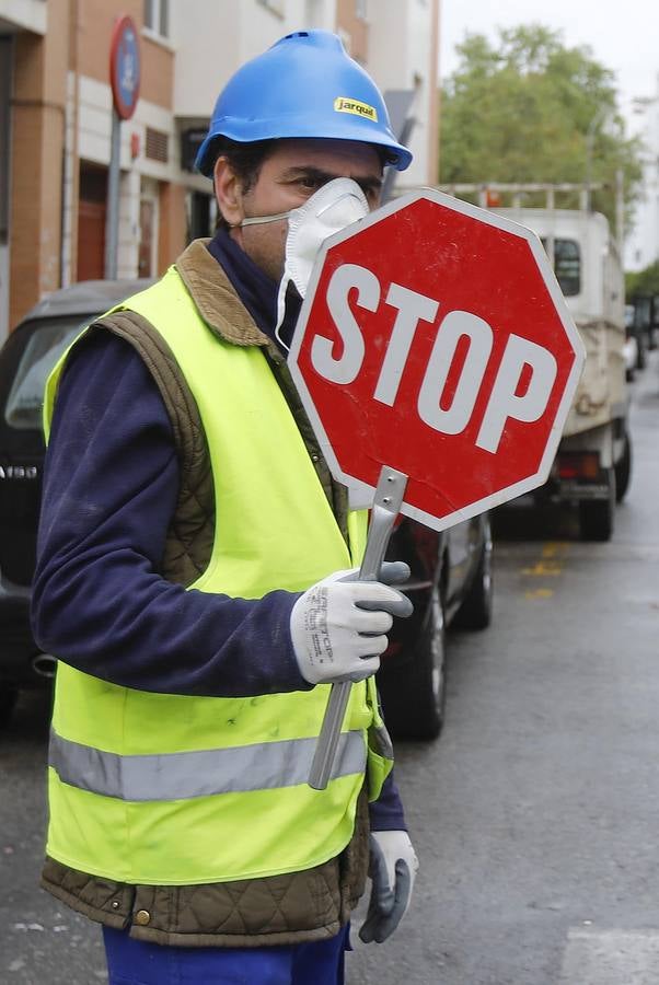 Coronavirus en Sevilla: en el trabajo, pese al Estado de alarma