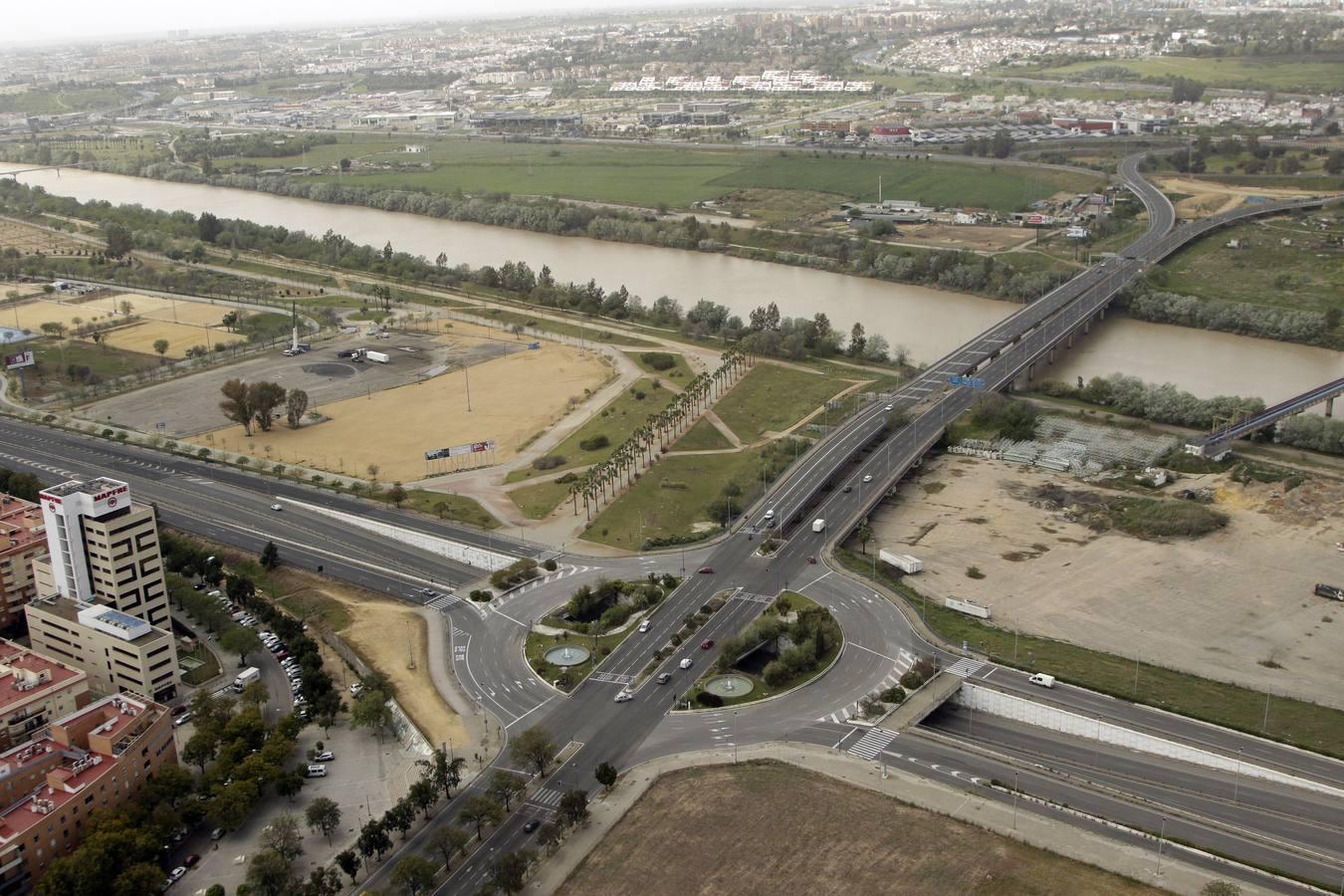 Las impresionantes vistas desde Torre Sevilla de una ciudad vacía por el coronavirus