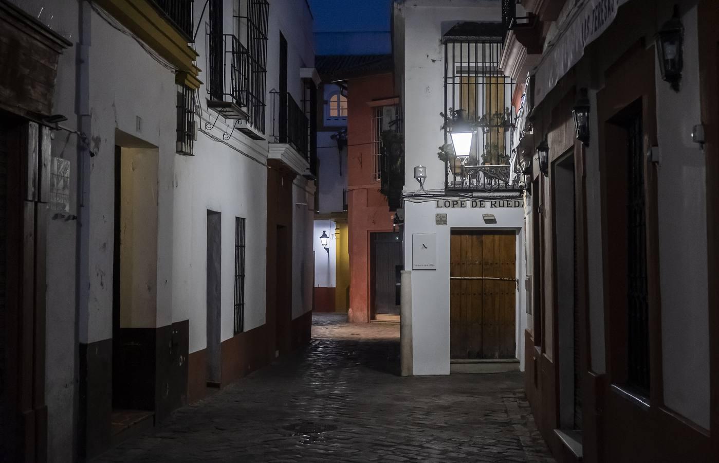 Coronavirus en Sevilla: así luce el barrio de Santa Cruz