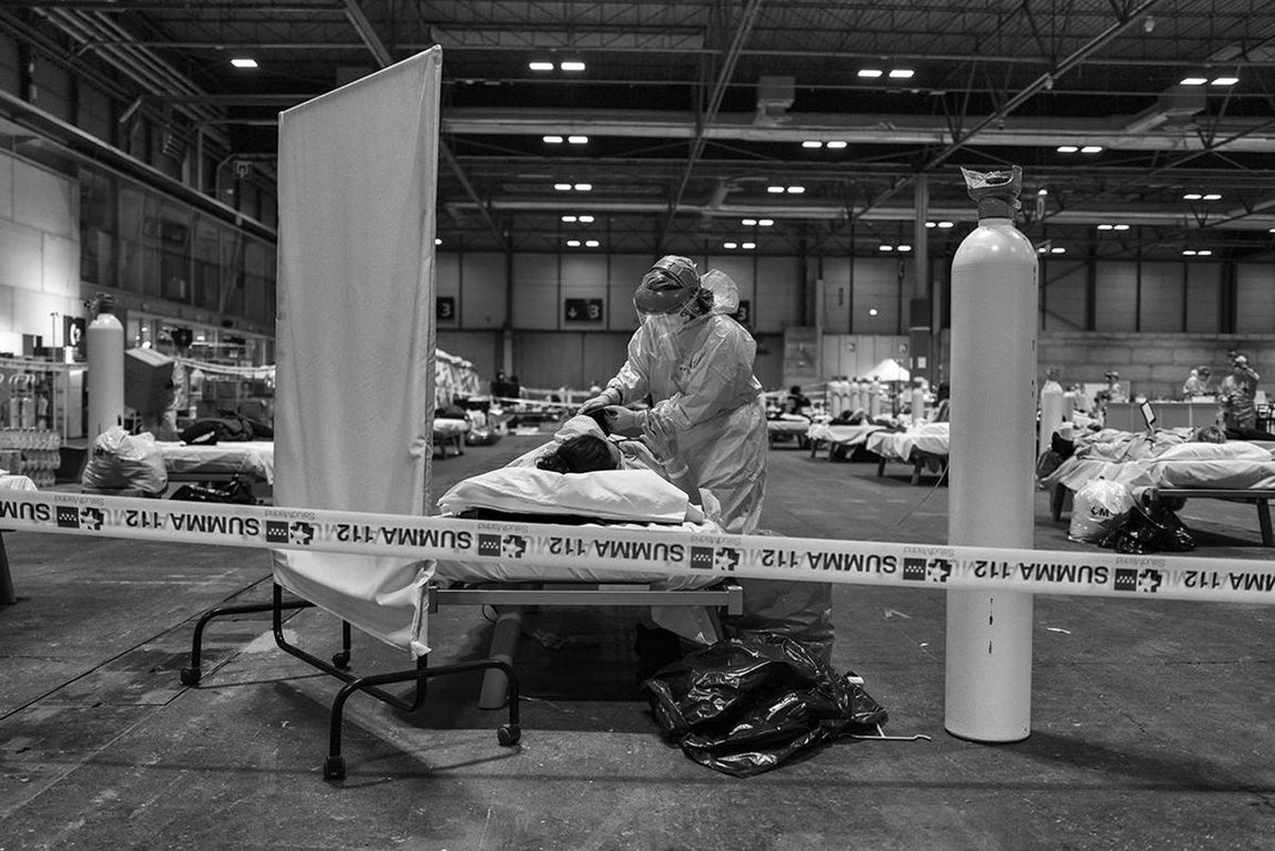 El hospital de Ifema visto desde dentro