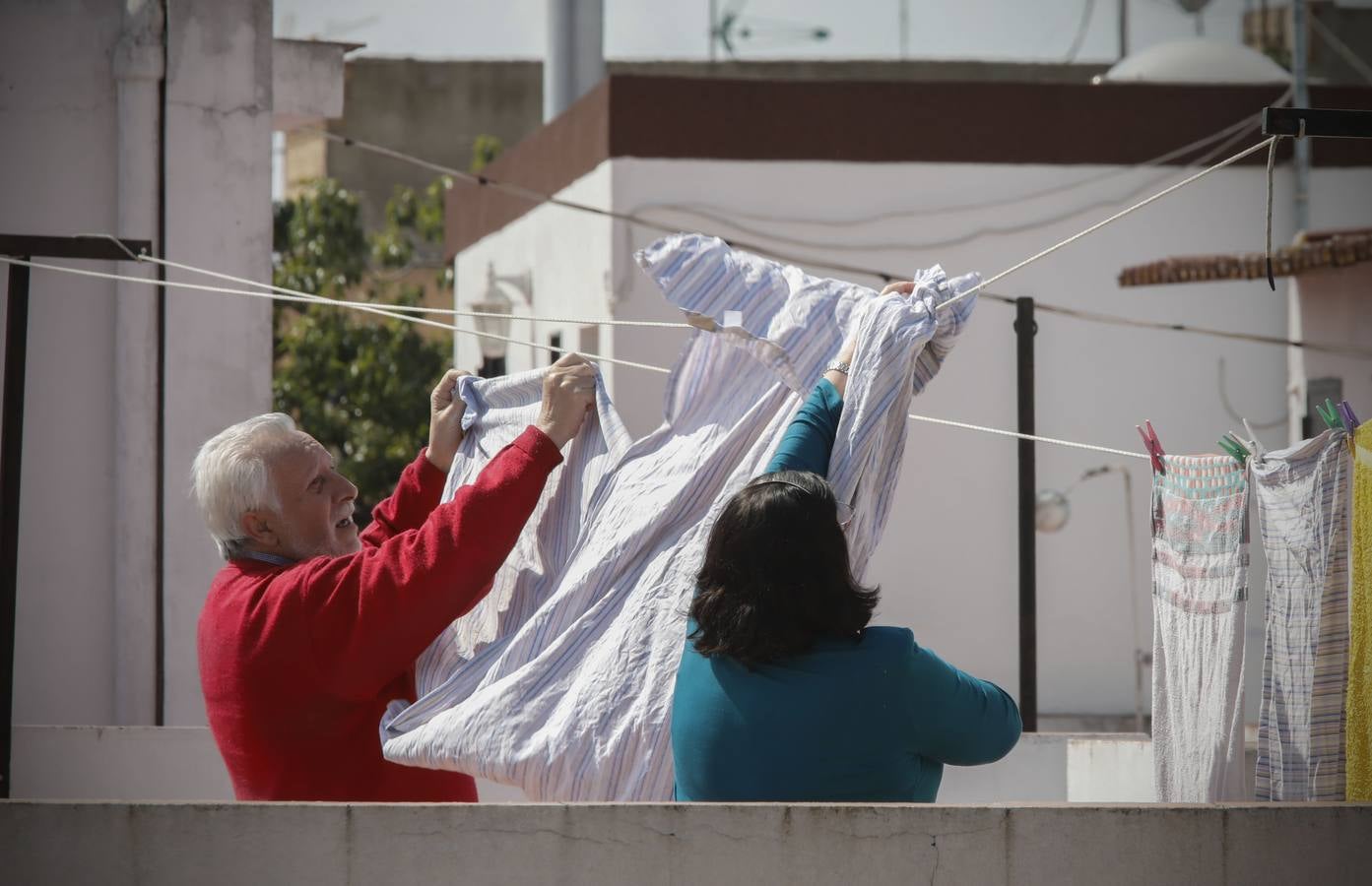 Tercer domingo de cuarentena por coronavirus en Sevilla