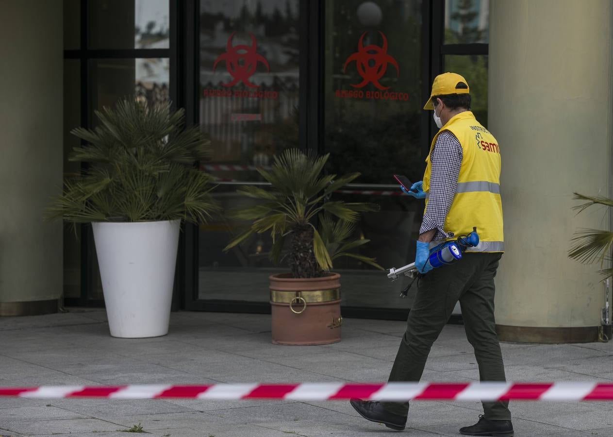 El Hotel Alcora de Sevilla, el primero en medicalizarse para atender a afectados por coronavirus