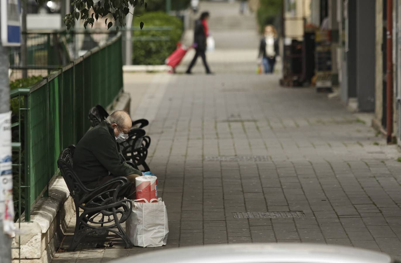 Coronavirus en Sevilla: un día durante el estado de alarma en Cerro-Amate