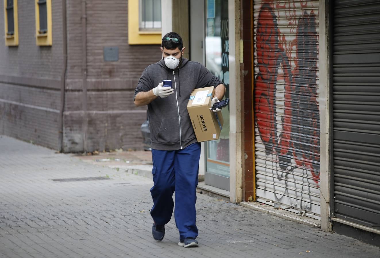 Coronavirus en Sevilla: Obras paradas  tras las restricciones a la actividad del Gobierno