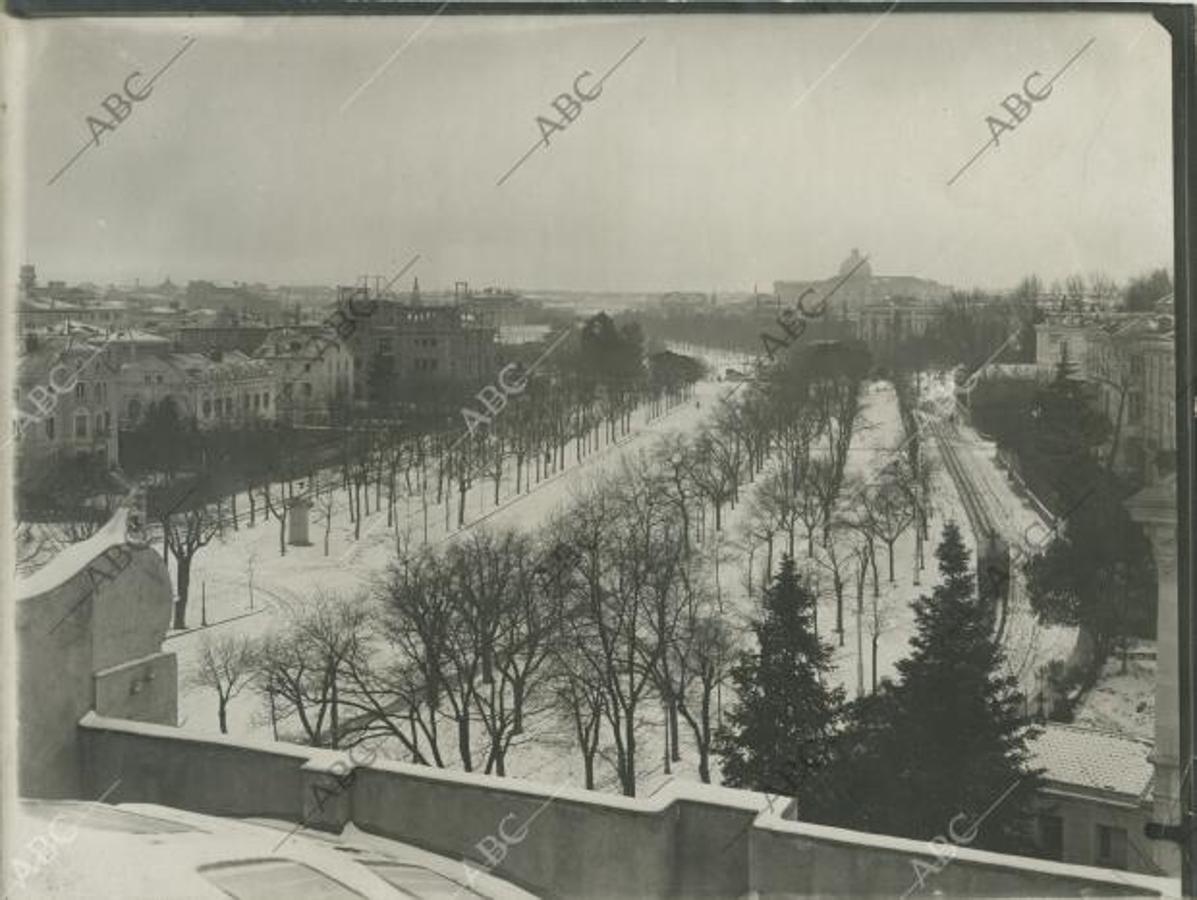 Grandes nevadas en Madrid