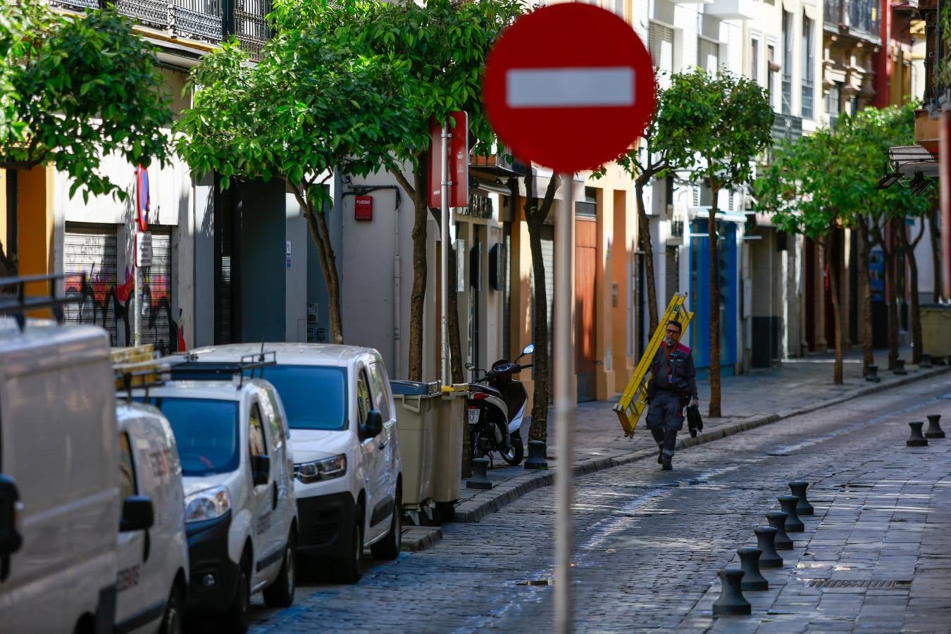 Coronavirus en Sevilla: Así vive el Arenal el estado de alarma