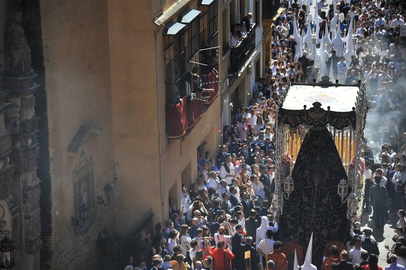 Trasera del palio de la Cena. 