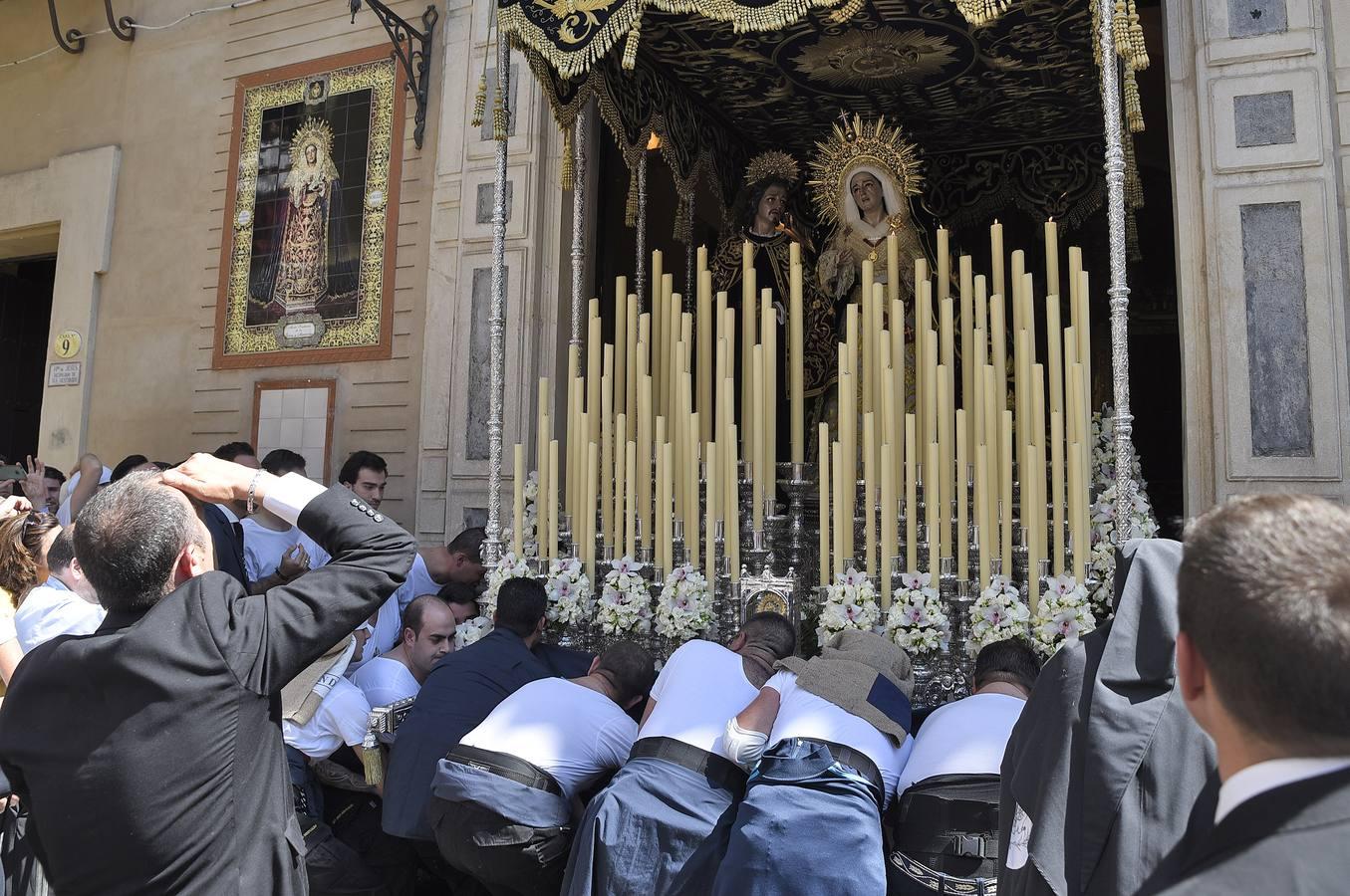 Una de las salidas más difíciles de la Semana Santa. 