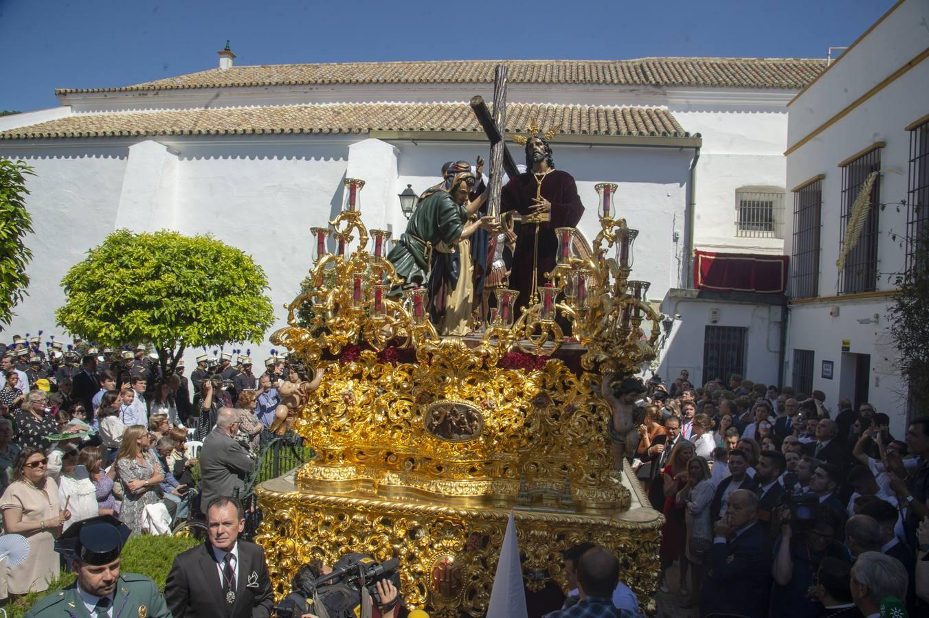 El Señor de la Victoria en el compás de San Sebastián. 