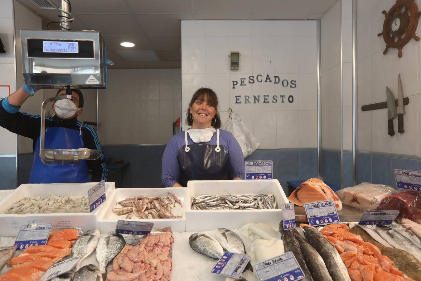 María Luisa. 38 años. Pescadera. 