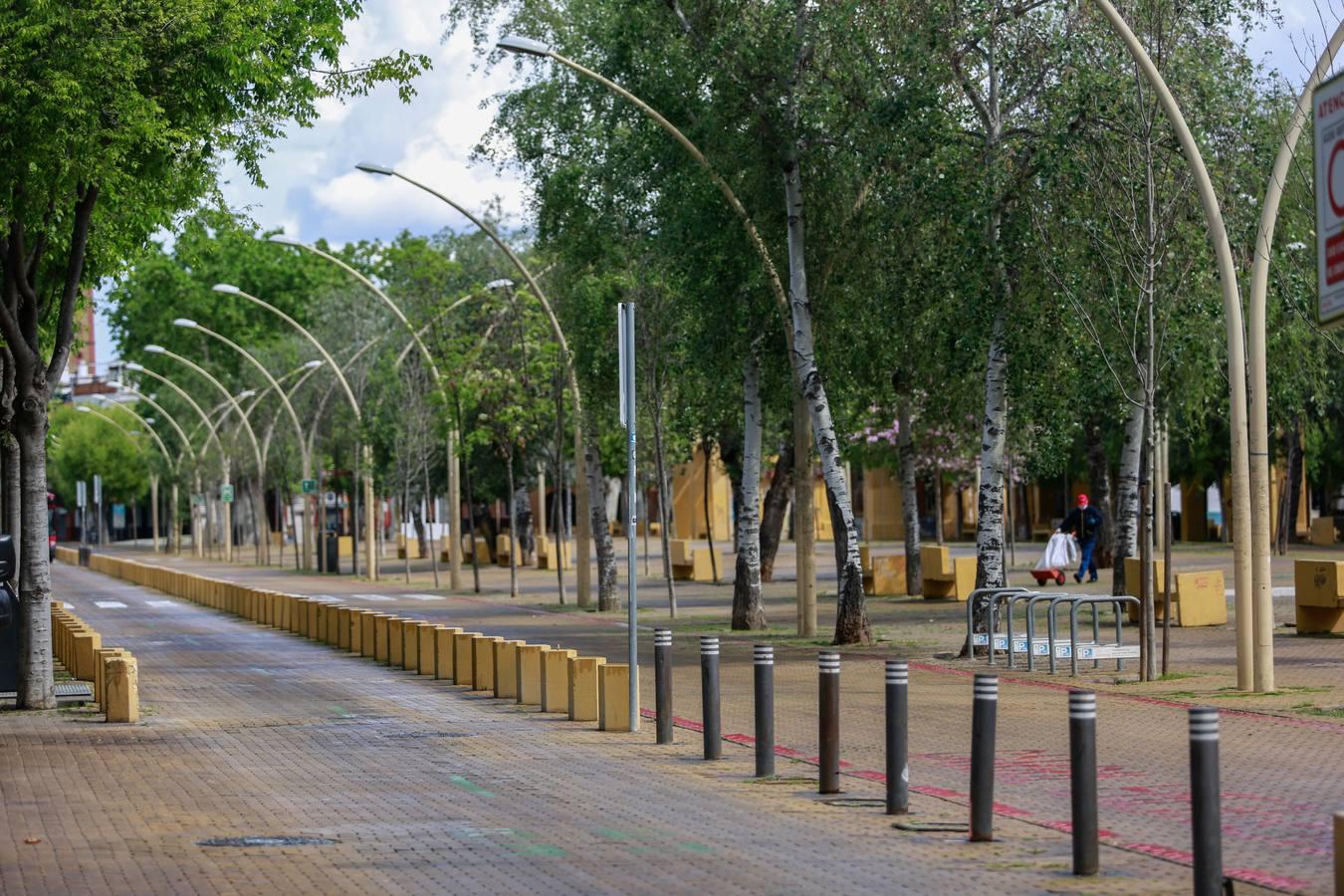 Así se vive en la Alameda durante el estado de alarma por coronavirus