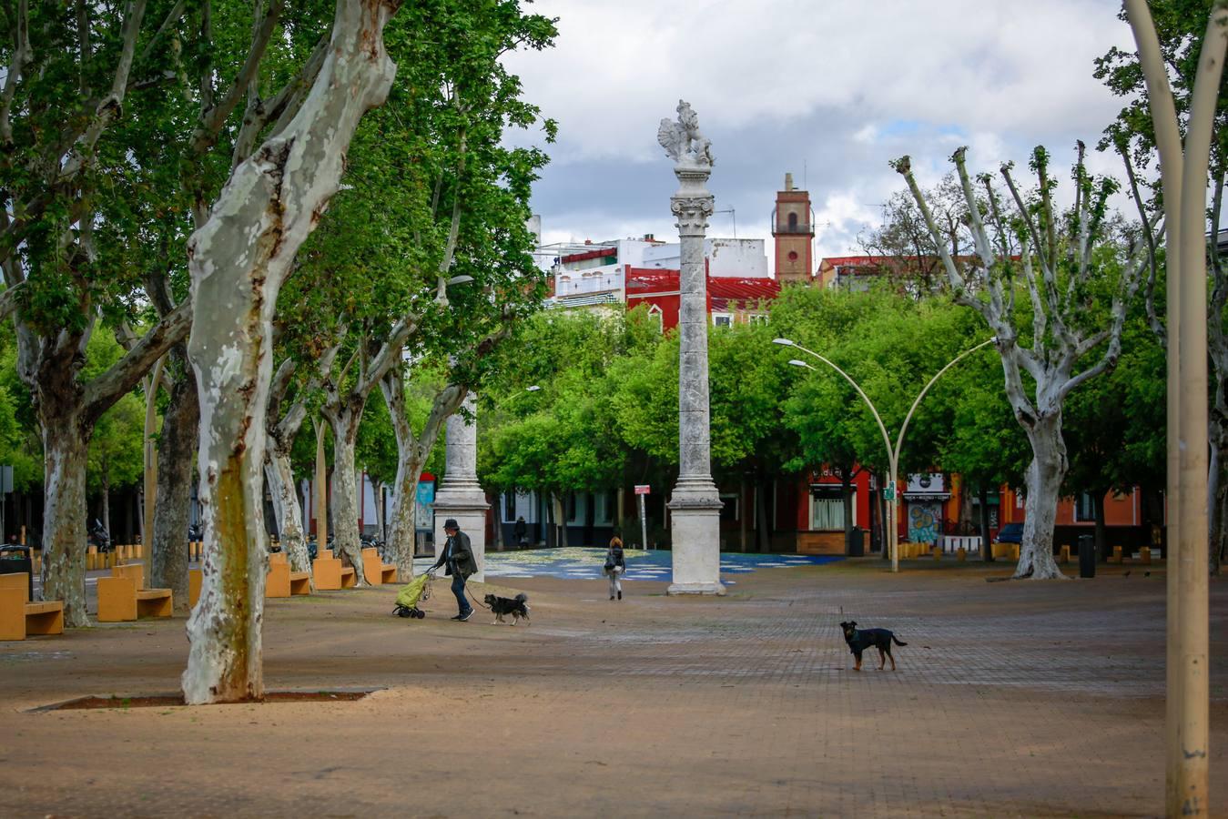 Así se vive en la Alameda durante el estado de alarma por coronavirus