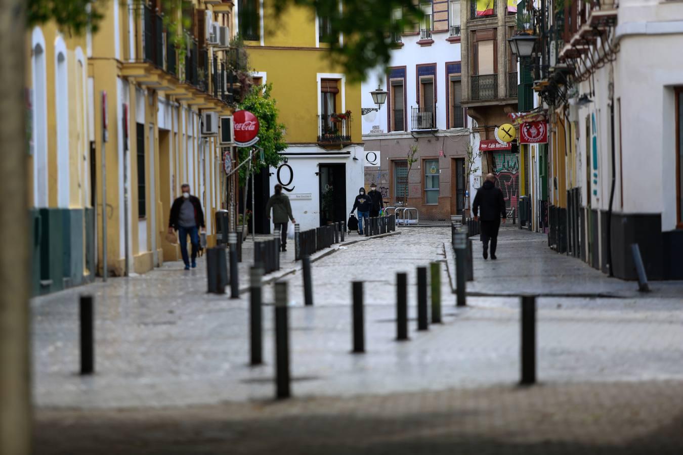 Así se vive en la Alameda durante el estado de alarma por coronavirus