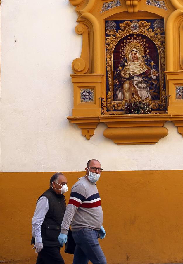 Coronavirus en Sevilla: Anómalo Viernes de Dolores