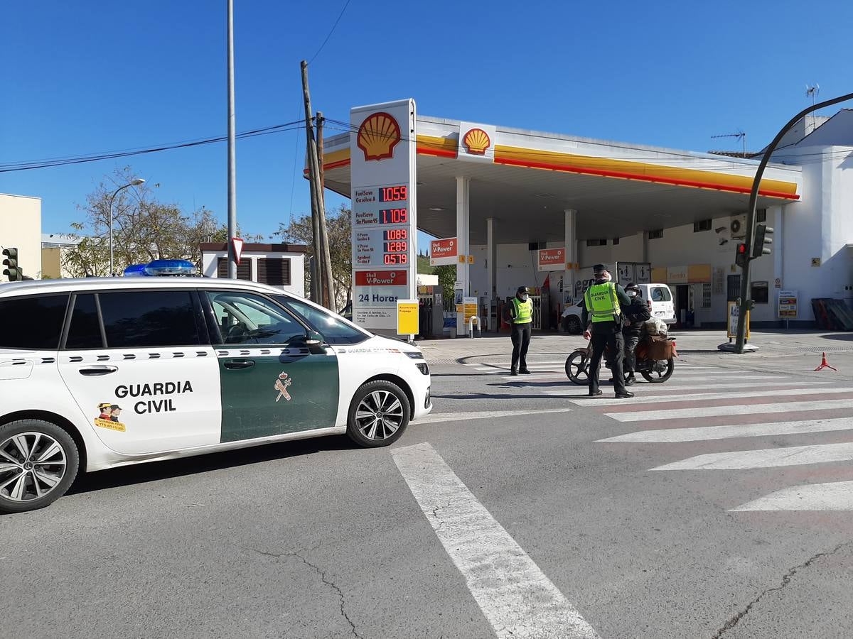 Así trabaja la Guardia Civil en Córdoba contra el coronavirus