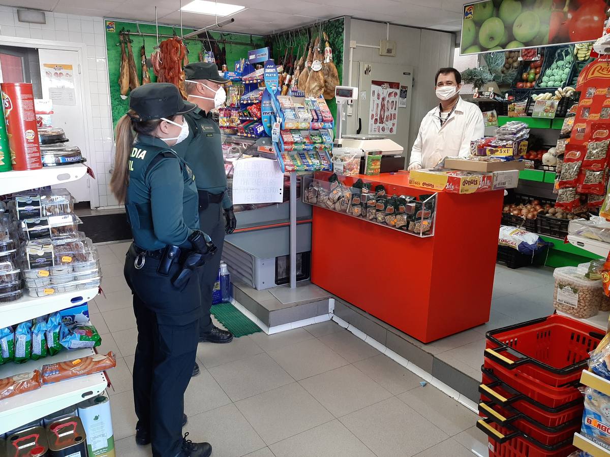 Así trabaja la Guardia Civil en Córdoba contra el coronavirus