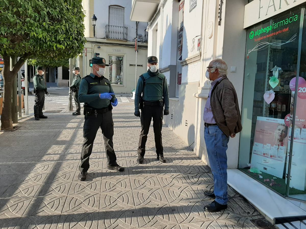 Así trabaja la Guardia Civil en Córdoba contra el coronavirus