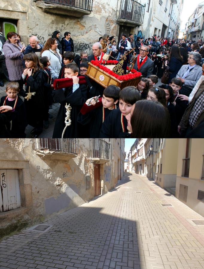 Procesión infantil de los mini pasos, de Ponferrada (León)