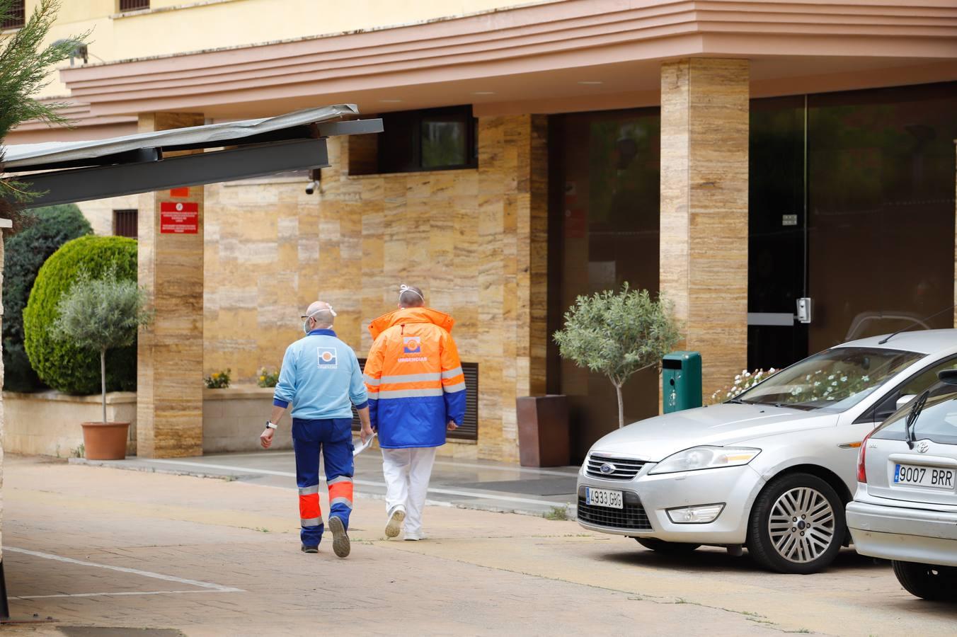 La medicalización del Hotel Ciudad de Córdoba, en imágenes