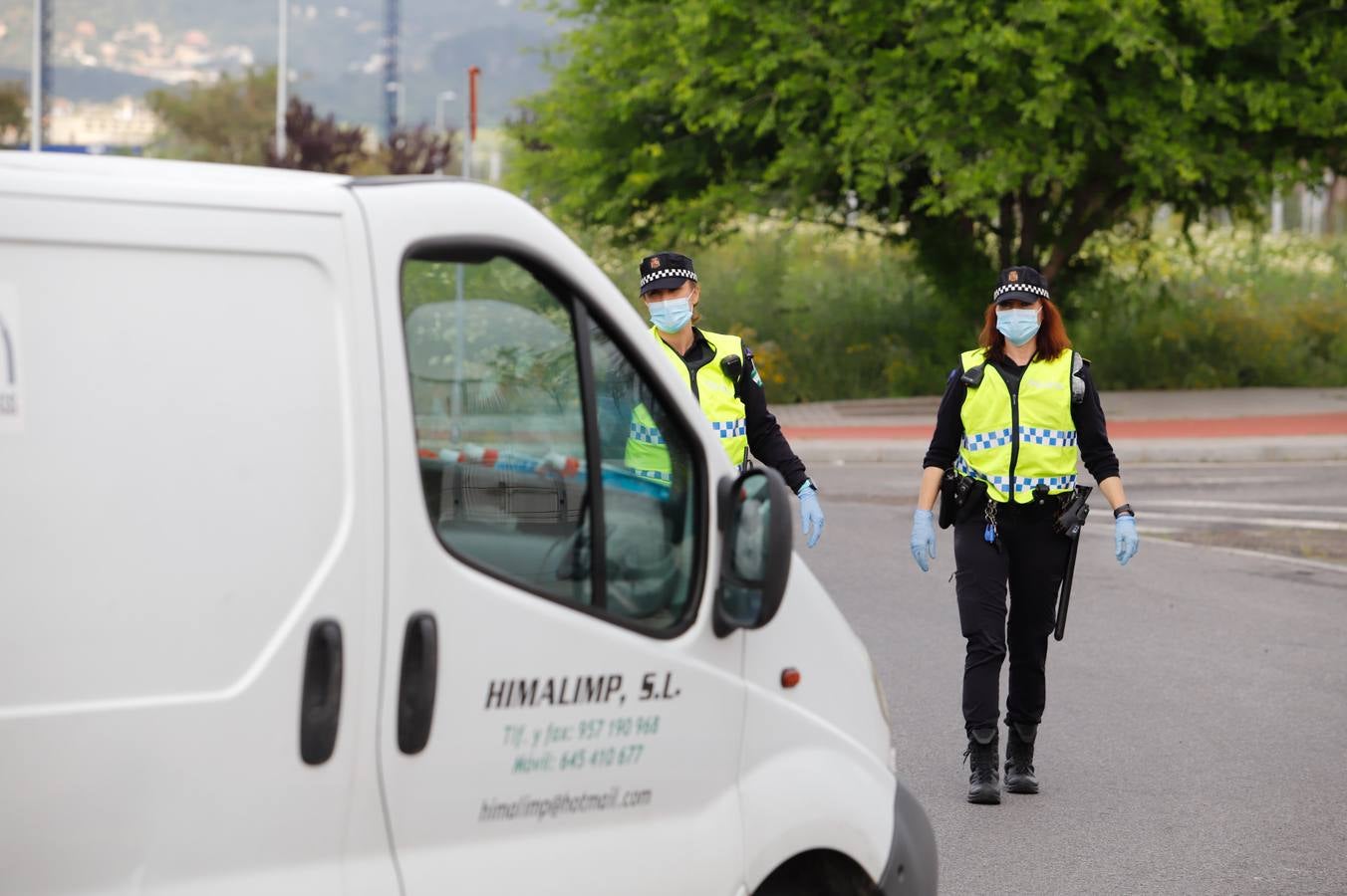 La intervención de la Policía Local de Córdoba por el coronavirus, en imágenes