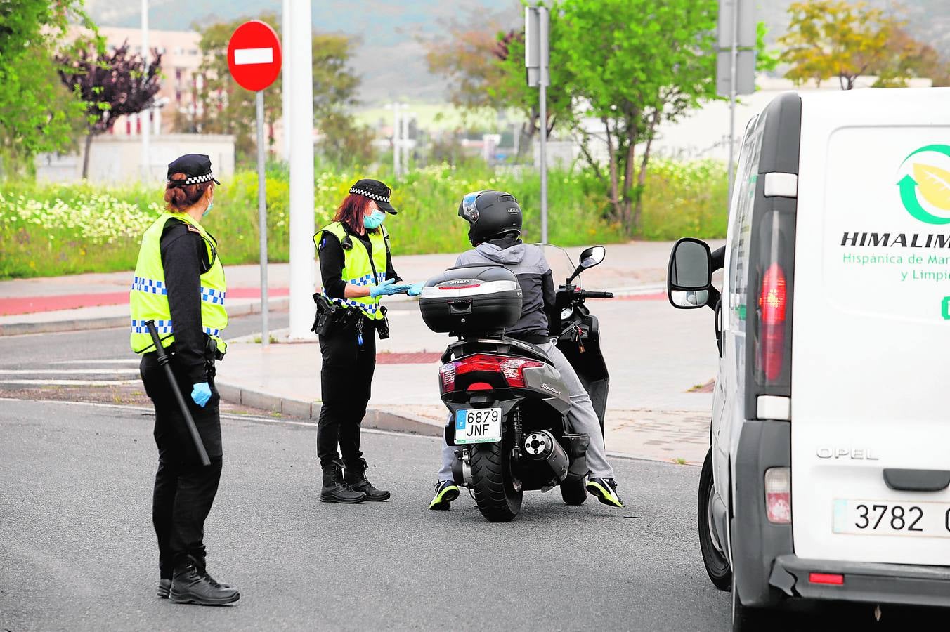 La intervención de la Policía Local de Córdoba por el coronavirus, en imágenes