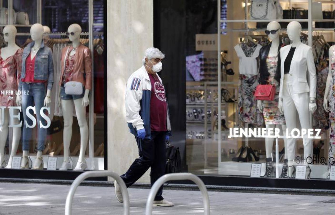 El centro comercial de Córdoba durante la crisis del coronavirus, en imágenes