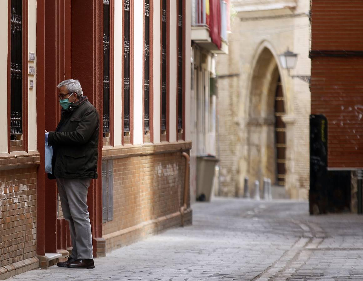 Imágenes de la Semana Santa de Sevilla de 2020: La Lanzada