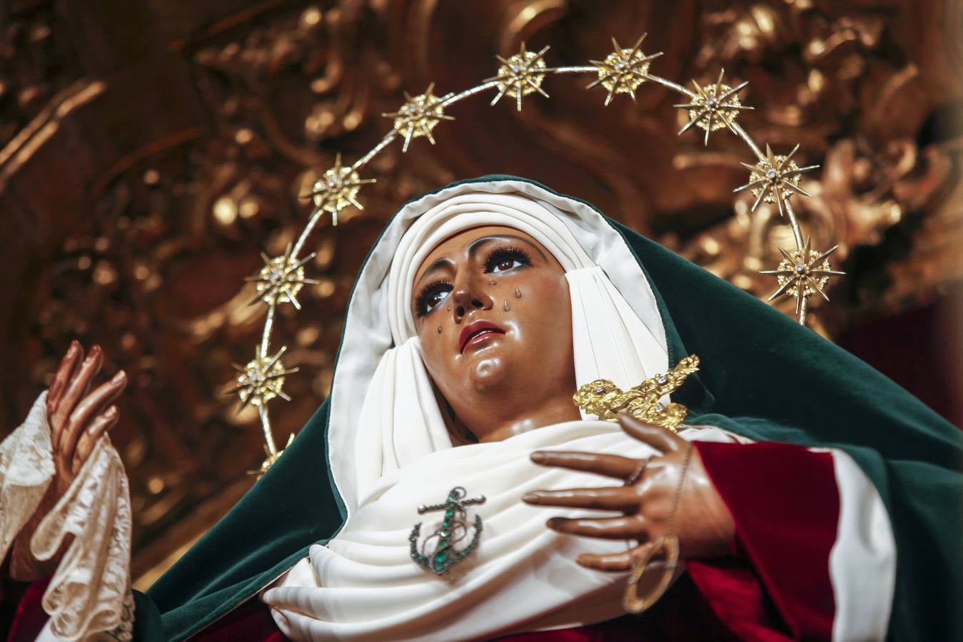 Imágenes de la Semana Santa de Sevilla de 2020: Esperanza de Triana