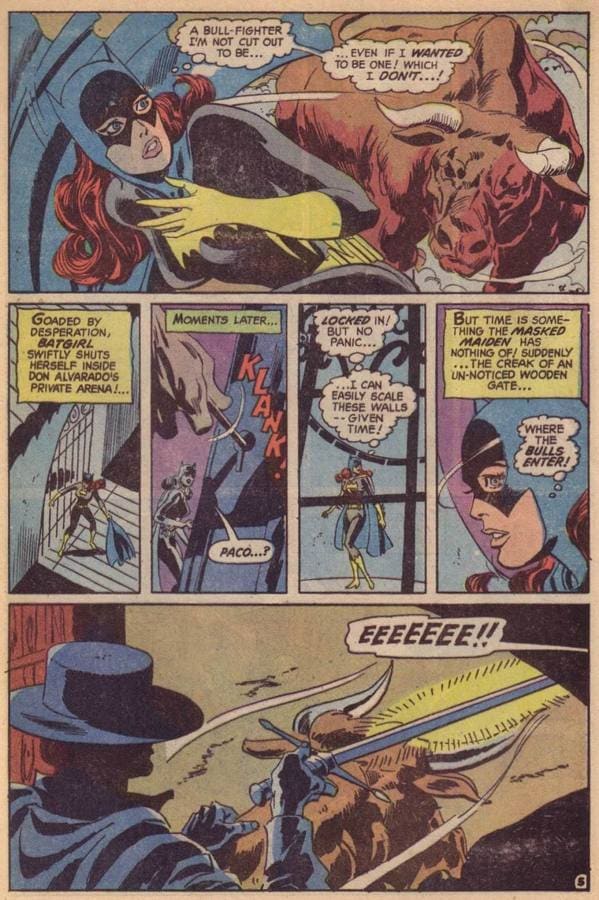Detective Comics 409 (EE.UU. 1971) Batgirl en Madrid
