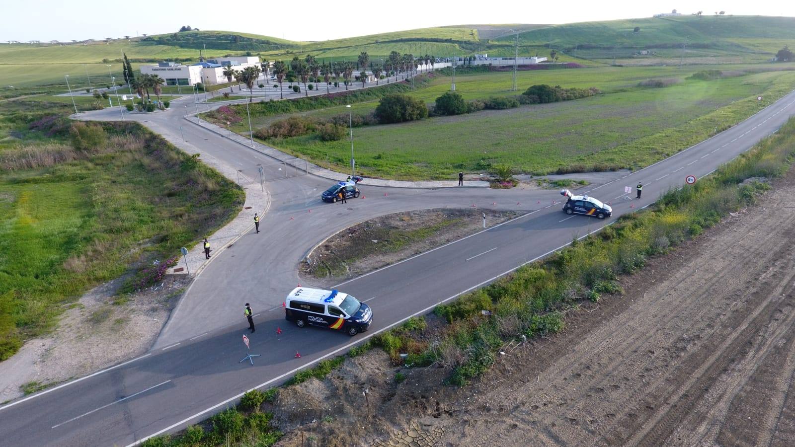 FOTOS: Controles de movilidad de la Policía Nacional en Sanlúcar