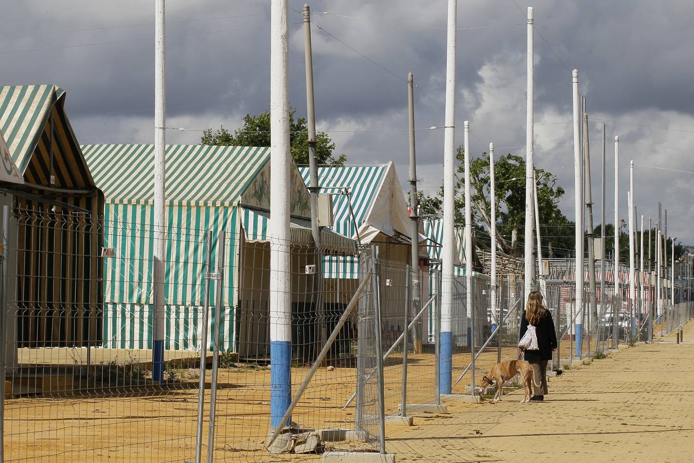 Coronavirus en Sevilla: ambiente el real de Feria