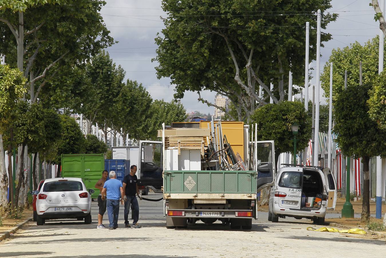 Coronavirus en Sevilla: ambiente el real de Feria