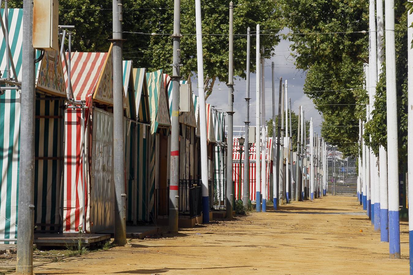 Coronavirus en Sevilla: ambiente el real de Feria