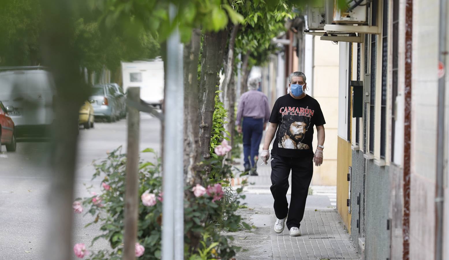 En imágenes, el confinamiento en Cañero, el barrio tranquilo