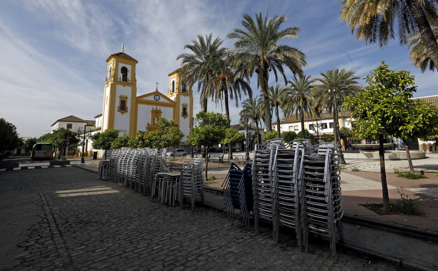 En imágenes, el confinamiento en Cañero, el barrio tranquilo