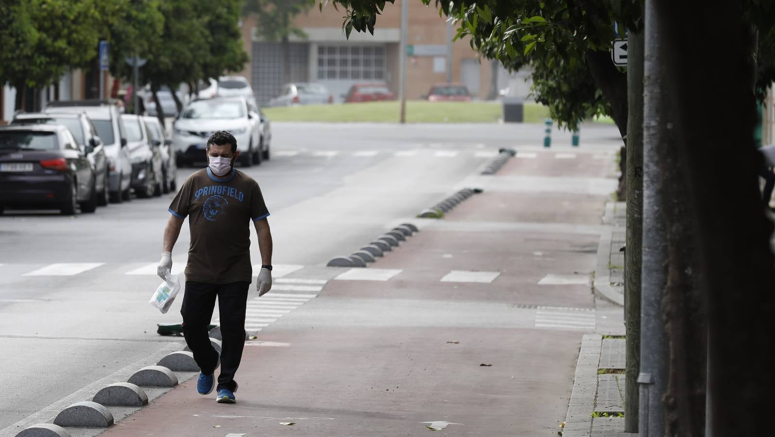 En imágenes, el confinamiento en Cañero, el barrio tranquilo