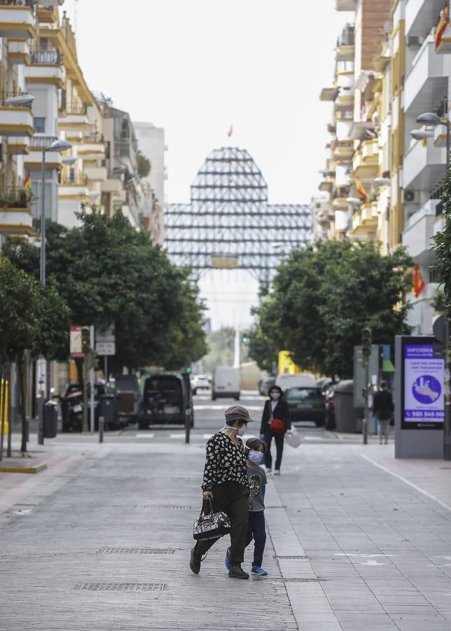 Desmontaje de la Feria que no fue por el coronavirus