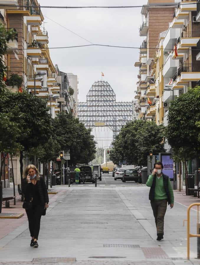 Desmontaje de la Feria que no fue por el coronavirus