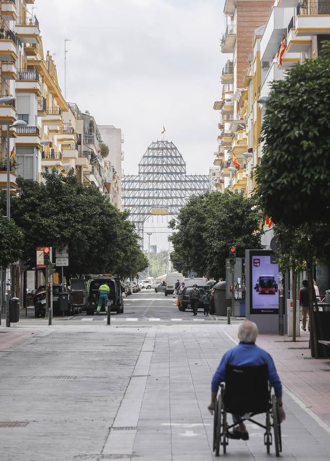 Desmontaje de la Feria que no fue por el coronavirus